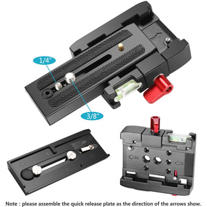 <span class=keywords><strong>Plaque</strong></span> de trépied en aluminium P200, <span class=keywords><strong>plaque</strong></span> universelle à dégagement rapide pour appareil photo, adaptateur de fixation pour tête de trépied, <span class=keywords><strong>plaque</strong></span> de montage rapide - Product Image 6