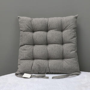 Cojines <span class=keywords><strong>para</strong></span> <span class=keywords><strong>Sillas</strong></span> <span class=keywords><strong>de</strong></span> Comedor, Almohadillas <span class=keywords><strong>para</strong></span> <span class=keywords><strong>Sillas</strong></span>, Cojín <span class=keywords><strong>para</strong></span> <span class=keywords><strong>Cocina</strong></span> y Oficina, Cojín Cuadrado Acolchado con Lazos - Product Image 3