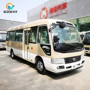 Gebruikt Om Yota Coaster Bus Left Hand Benzinemotor Gebruikte Achtbaan Bus 30 Zitplaatsen Goedkope Prijs