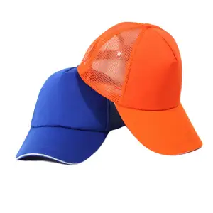 כובע משאית מותאם אישית יצרן 5 חלקים כותנה רשת כובע למבוגרים כובע רשת סנדוויץ' כובע משאית כובע עיצוב מותאם אישית
