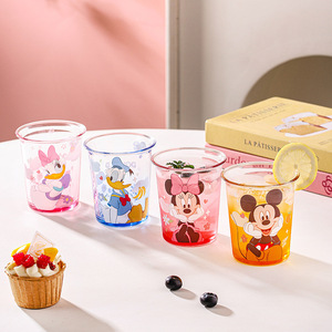 Ensemble de verres à vin Mickey & Friends avec fond inversé, motif ours de dessin animé mignon, pour le bureau, la maison, comme cadeau - Product Image 3