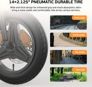Vélo électrique <span class=keywords><strong>pliable</strong></span> ESKUTE F200 14 pouces, batterie 36V 7.8Ah, autonomie de 30 miles, mini vélo <span class=keywords><strong>pliable</strong></span>, moteur à moyeu arrière, support de téléphone, écran LCD - Product Image 6