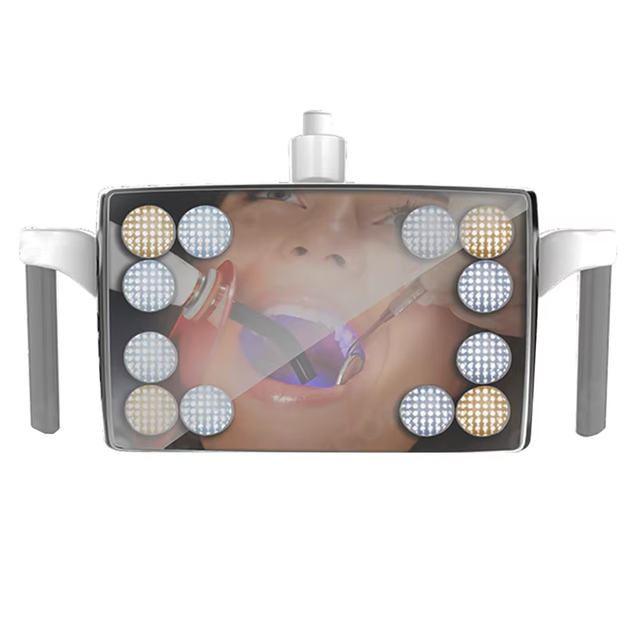 COXO 12 LED Dental Operating Lamp Oral Chair Light with Touch Button Power Source-Electricity