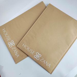 Eco-Friendly Large Brown Kraft <b>Padded</b> Bubble Mailers with Custom Logo Packaging Honeycomb Bubble <b>Paper</b> Self Adhesive Tape - Product Image 6