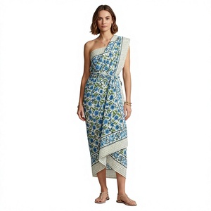 Pareo de algodón 100% puro, estilo bohemio, ligero, para la playa, pareo de verano, ecológico, hecho a mano. - Product Image 1