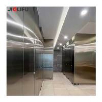 Cloison de toilette en acier inoxydable 316 de haute qualité pour immeuble de bureaux JIALIFU