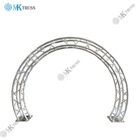 Truss de espiga de alta calidad aprobado por Tuv, armazón de arco de aluminio personalizado con placa base para espectáculo