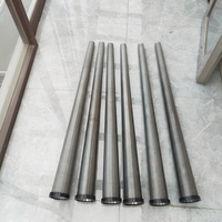 Tube filtrant conique à fentes continues en acier inoxydable 316, résistant aux acides et aux alcalis, pour eau salée et saumure