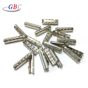 Nhà máy nóng bán cổ phiếu kích thước khác nhau và màu sắc Brass aglet kim loại aglet dây giày lời khuyên cho dây rút Hoodies - Product Image 2