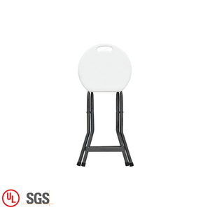 Vente en gros à bas prix <span class=keywords><strong>tabouret</strong></span> <span class=keywords><strong>de</strong></span> <span class=keywords><strong>bar</strong></span> pliant commercial <span class=keywords><strong>blanc</strong></span> <span class=keywords><strong>tabouret</strong></span> pliant rond en plastique pour événement - Product Image 4
