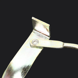 Support de canne à pêche pliable en métal pour cannes à pêche sur radeau avec crochets en plastique vert, conception pliable pour matériel de pêche hivernale - Product Image 4