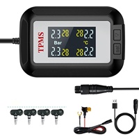 TPMS Bluetooth pour voiture et camion, surveillance en temps réel, capteur interne, sans programmation, synchronisation rapide avec application mobile, double affichage