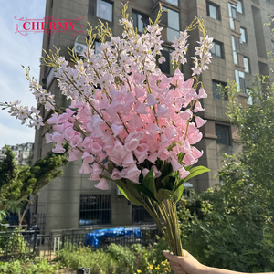 DC262 - Ramas de Flores Artificiales de Lirio de los Valles de Seda de 98 cm, <span class=keywords><strong>13</strong></span> Colores, Flores de Campana para Arreglos Florales de Boda, Venta al por Mayor - Product Image 1