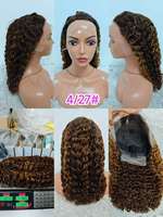 Promotion Letsfly 75$ Perruques bouclées birmanes 10A 250 grammes 18 pouces 13x4 Dentelle frontale 5 couleurs disponibles Cheveux vierges bruts 100% cheveux humains