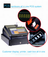 Système de point de vente tactile tout-en-un de 10.1 pouces/terminal de point de vente compact/caisses enregistreuses avec caisse, affichage client, imprimante