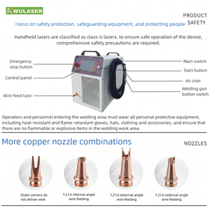 Saldatrice Laser Portatile da 800W con Raffreddamento ad Aria per Acciaio al Carbonio, Acciaio Inossidabile e Alluminio, Mini Saldatrice Laser - Product Image 3