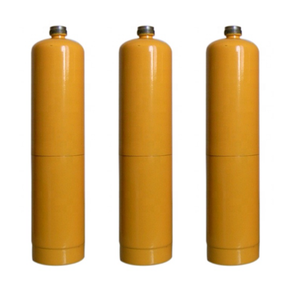 Meilleures ventes, cylindre de gaz vide EN ISO11118 1L, capacité de remplissage de 1 kg, filetage CGA600, petit cylindre de gaz pour <span class=keywords><strong>R134A</strong></span> - Product Image 1