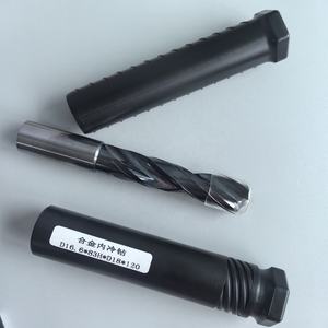 لقمة حفر ملتوية من الفولاذ الكربيدي من فالاكس، قطر 16.6 × ارتفاع 83 × طول 120، قلب صلب مع طلاء نحاسي وتبريد داخلي، لقم حفر لماكينات الطحن CNC - Product Image 6