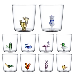 Canecas de Café de Vidro Duplo com Design Criativo e Fofo de Animais em 3D, 300ml, Resistentes ao Calor, Copo de Chá, Tumbler para Casa, Presentes e Novidades - Product Image 1