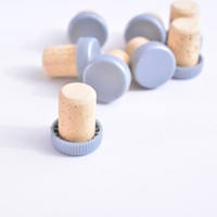Bouchon de bouteille de vin rouge personnalisable en gros d'usine, bouchon de champagne en forme de T, bouchon de liqueur avec logo imprimable