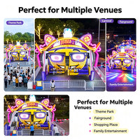 Manège Musical à 24 Places, Attractions Extérieures pour Parcs d'Attractions Familiaux, Équipement de Fête Foraine à Vendre