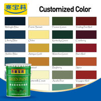 Peinture murale intérieure en émulsion acrylique anti-moisissure de qualité supérieure à base d'eau, peinture au latex de haute qualité fabriquée en Chine