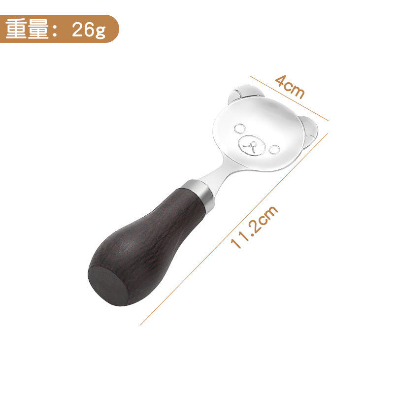 ช้อนเด็ก ลายไม้