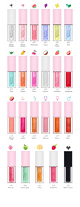 Ingrosso a basso contenuto <span class=keywords><strong>di</strong></span> MOQ <span class=keywords><strong>di</strong></span> alta qualità olio aromatizzante per labbra lucide private label Avocado chiaro vegan <span class=keywords><strong>rosa</strong></span> plumped - Product Image 4