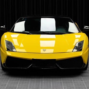 Car <b>Wrap</b> <b>Vinyl</b> Roll corn yellow PET High Gloss 8.5mil Air Release Self Healing Full Body Automotive Color Changing Film sticker - Product Image 1