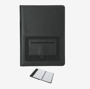 Portafoglio Tecnico Junior Personalizzato con Logo, 80 <span class=keywords><strong>Fogli</strong></span>, in Pelle PU, Organizer con Cerniera, Regalo Aziendale - Product Image 2