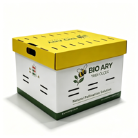Caja de Cartón para Polinización de Abejas con MOQ Bajo, Caja de Colmena de Abejas Corrugada Desechable para la Polinización Natural de Cultivos