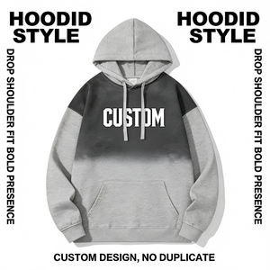 <span class=keywords><strong>Felpa</strong></span> con Cappuccio <span class=keywords><strong>Oversize</strong></span> TUOYI Personalizzata con Sfumatura <span class=keywords><strong>Viola</strong></span>, Spalle Scese e Effetto Lavaggio Acido, Prodotta con Motivo Cartoon - Product Image 2