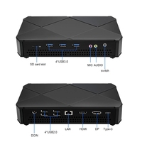 NUC Mini Pc 11e/10Th Génération Core i7-1165G7 i7-10750H Ordinateur De Bureau i5-10200H Win11/10 Linux WiFi HD DP Type-C 3x4K Affichage HTPC