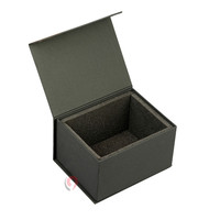 Boîte d'emballage de luxe personnalisée et écologique pour flacons de soins de la peau avec logo en relief et insert en mousse haute densité pour emballage cadeau et bougies