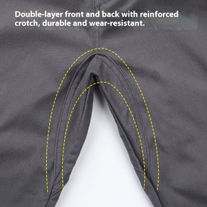 Abbigliamento da lavoro in cotone grigio da uomo a manica lunga per riparazione automatica per saldatura striscia riflettente primavera autunno Anti-scottatura Plus abbigliamento da lavoro - Product Image 5
