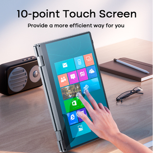 11.6 "Touch Screen Laptop <span class=keywords><strong>8GB</strong></span> <span class=keywords><strong>RAM</strong></span> 512GB SSD 360 gradi Flip Intel Celeron N4000 Computer portatile Window s 11 Notebook <span class=keywords><strong>PC</strong></span> - Product Image 3