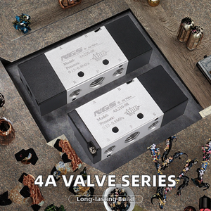 Válvula Neumática de Control de Aire de 5/2 Vías, Serie 4A, Simple y Doble, Modelos 4A110-06, 4A110-08, 4A220-08, 4A310-06, 4A320-08, 4A230C-08 - Product Image 2
