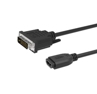   Câble DVI 24+1 pour conversion en câble de connexion ordinateur-écran TV, câble DVI vers haute définition