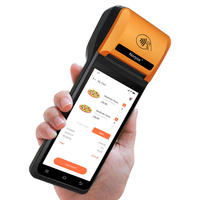 Portable Mobile POS Machine Restaurant Commande 4G Parking Paiement Reçu 58mm Imprimante Thermique Portable Android POS Terminal