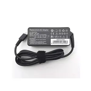 Kabel Catu Daya Adaptor AC Universal Pengisi Daya Laptop 65W 45W untuk Dell Hp Asus Lenovo IBM Acer Toshiba Samsung Sony