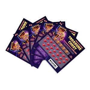 Fast Delivery Scratch Lotto Digital Printing Gloss Paper Sample Design Custom Scratch Cards Lottery Ticket Printing - Product Image 6