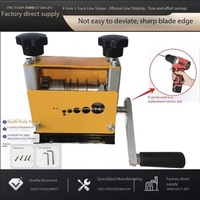 Machine à dénuder les fils en cuivre portable, 8 trous, 0,5-20 mm, dénudeur manuel à manivelle pour projets de recyclage des fils