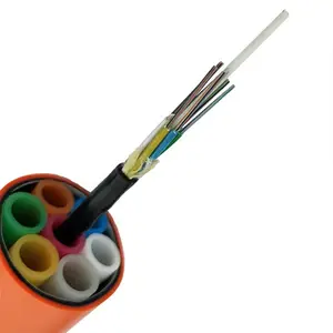 GCYFY 1+5/1.4 G652D 144core 288core Air-blow Fiber Optical Cable Mini Air Blowing Fiber Optic Cable For Mico Duct Installation