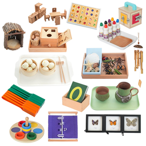 Montessori Cầu Vồng Bằng Gỗ Xếp Chồng Đồ Chơi Cho Nhà Trẻ Cảm Giác Giáo Dục Vật Liệu Cho Trẻ Mới Biết Đi Sáng Tạo Tăng Trưởng - Product Image 1