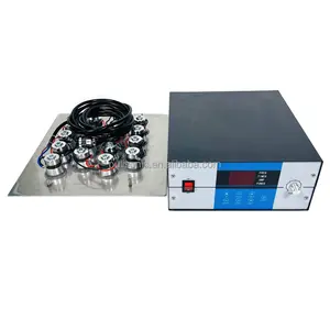 Type de bride de 28khz 1200W transducteur ultrasonique immersif pour le nettoyage industriel d'huile et de rouille de retrait de pièces