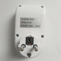 Interruptor Temporizador Digital Programable Diario/Semanal con Pantalla LCD AL-06 220V 10A, Enchufe Universal EU, Relé de Tiempo