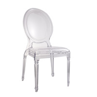 Chaise transparente, chaise de salle à manger pour la maison, mariage, événement, fête