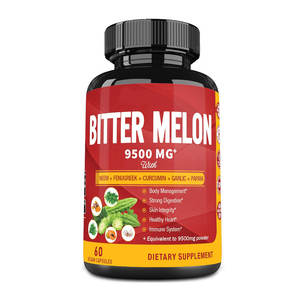 Biochealth GMP organik Halal 9500mg ekstrak <span class=keywords><strong>Melon</strong></span> pahit kapsul suplemen alami untuk metabolisme glukosa untuk dewasa - Product Image 1