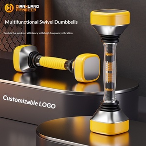 Haltères oscillants en PP à résistance réglable avec vibrations, équipement de fitness à domicile pour les exercices de renforcement du tronc, du torse et des bras - Product Image 5