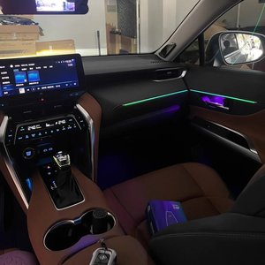 SJC ไฟสร้างบรรยากาศภายในรถ12V 3-5W 64สีสำหรับ <span class=keywords><strong>Toyota</strong></span> harrier/<span class=keywords><strong>veloz</strong></span> - Product Image 2